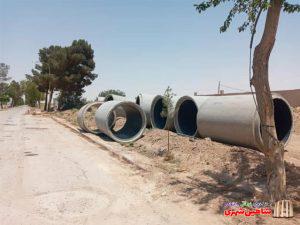 توسعه شبکه فاضلاب بلوار طالقانی شاهین شهر با اجرای 430 متر کلکتور اصلی