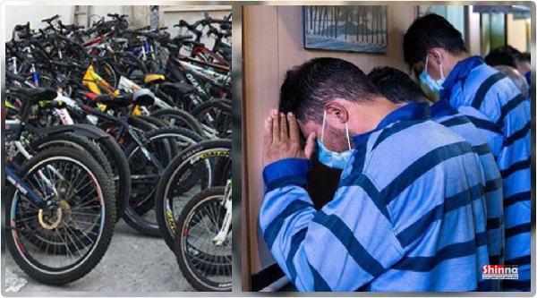 دستگیری سارق حرفه‌ای دوچرخه و ۵ مال خر توسط پلیس شاهین شهر