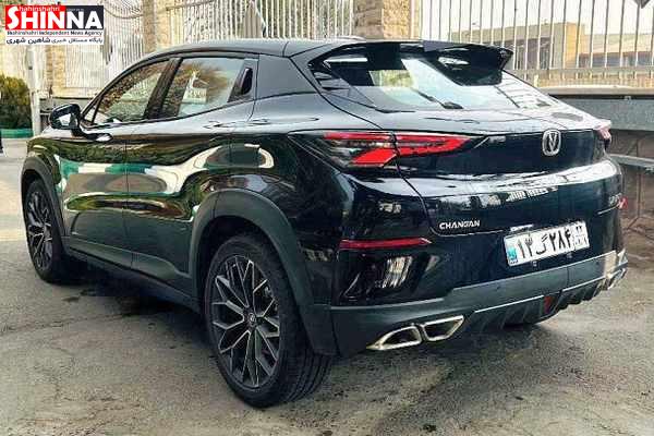 نمای پشتی چانگان UNI-T کراس اوور اولین خودروی وارداتی سایپا - شاهین شهری