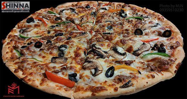پیتزا رُست بیف | فست فود میران | شاهین شهر | 09136616005